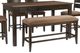 Powell® Manley 6-Piece Brown Counter Table Set-1
