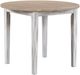 Winners Only® Prescott Brown Top Round Dining Table with White Base-0