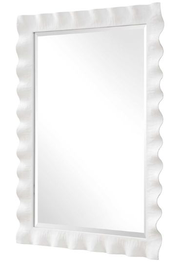 Uttermost® Haya White Mirror-3