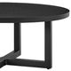 Armen Living Menorca Black Outdoor Coffee Table-1