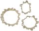 Uttermost® Ripple Effect 3-Piece Silver Wall Decor Set-0