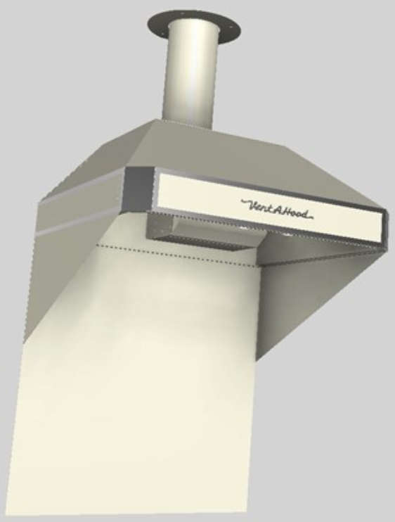 Vent-A-Hood® A Series 30" Biscuit Retro Style Wall Mounted Range Hood-1