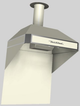 Vent-A-Hood® A Series 30" Biscuit Retro Style Wall Mounted Range Hood-1
