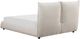 Mazin Furniture Linna Beige King Platform Bed-3