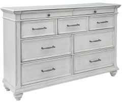 Benchcraft® Kanwyn Whitewash Dresser