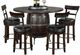 American Wholesale Furniture Farmstead 5-Piece Tobacco Leaf Counter Height Table Set-0