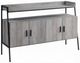 ACME Furniture Samiya Black/Gray Oak TV Stand-0