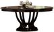 Homelegance® Savion Espresso Round Dining Table-0