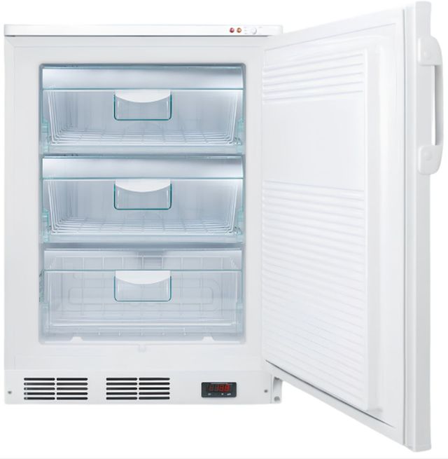 Accucold® 24" 3.2 Cu. Ft. White Upright Freezer-1