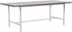 EQ3 Kendall 82'' Walnut Top Dining Table with Wide Base-0