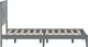 Rize Home Farmhouse Style Ultimate Gray Twin Panel Bed-3