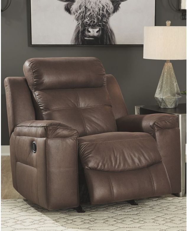 Signature Design by Ashley® Jesolo Coffee Rocker Recliner-2