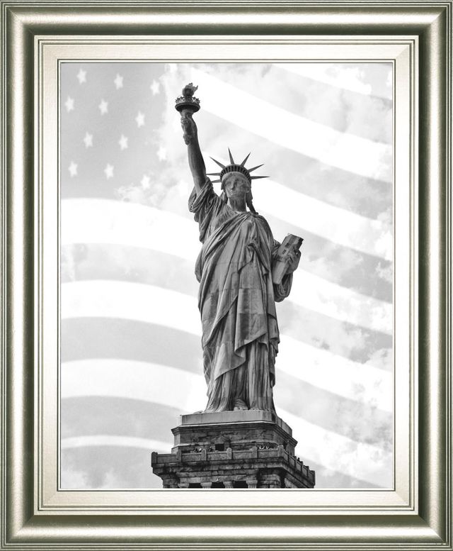 Classy Living Roffman R. Liberty Flag Wall Art-0