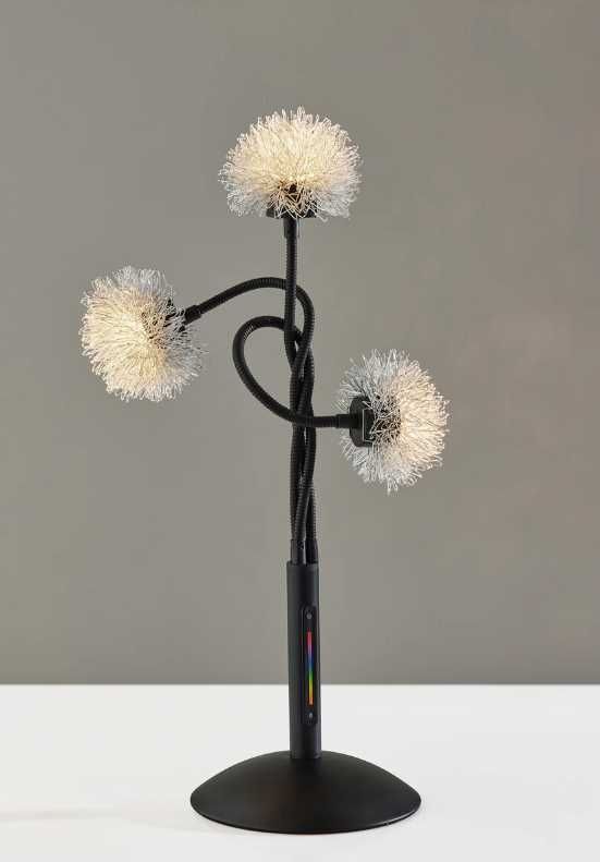 Adesso® Pom Pom Black LED Table Lamp-3