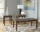 Signature Design by Ashley® Theo 3-Piece Warm Brown Occasional Table Set-4