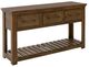 International Furniture Direct Walnut Brown 54" Sofa Table-0