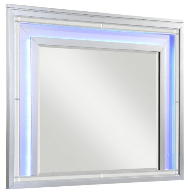 Mazin Furniture Leesa Silver Mirror-1