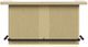 Elements International Cambrie Off-White/Natural Bar Table-5