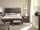 Century® Aria Brownstone/Oxford White King Panel Bed-2