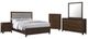 Coaster® Welsley 5-Piece Taupe/Walnut California King Bedroom Set-0