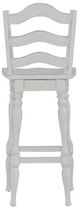 Liberty Furniture Magnolia Manor Antique White Ladderback Swivel Bar Stool-4