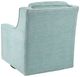 Olliix by Madison Park Dusty Aqua Harris Chenille Swivel Chair-1