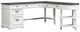 Liberty Furniture Allyson Park Charcoal/Wirebrushed White Optional L-Shaped Desk-0