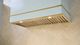 La Cornue Cornufé Loge 36" Roquefort Wall Mounted Range Hood with Polished Brass Trim-1