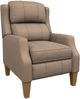 Best® Home Furnishings Customizable Pauley I Leather Power High Leg Recliner with Honey Birch Legs-0