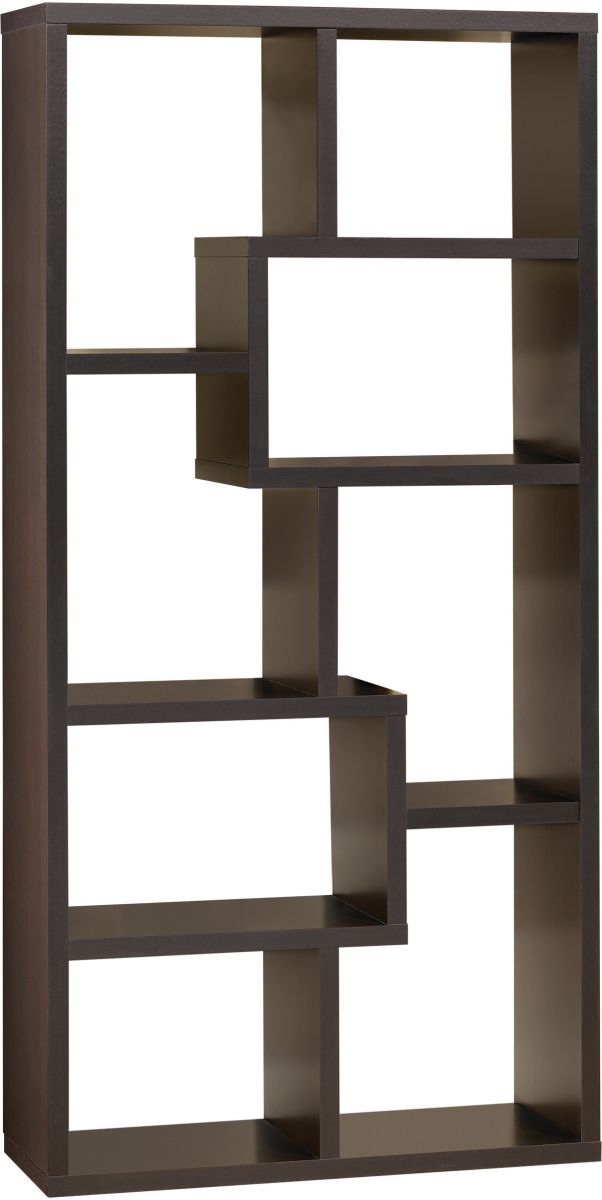 Coaster® Theo Cappuccino 10-Shelf Bookcase-0