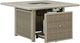 Signature Design by Ashley® Cliff Trails Beige Aluminum/Woven Outdoor Fire Pit Table-2