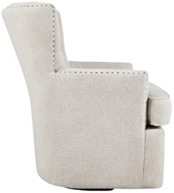 Jofran Inc. Bryson Oat Swivel Accent Chair-3