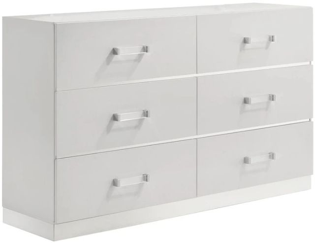 New Classic® Home Furnishings Europa White Dresser-0