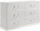 New Classic® Home Furnishings Europa White Dresser-0