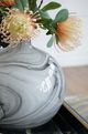 A & B Home Black/White Svirla Round Vase Swirl-3