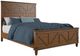 John Thomas Furniture® Farmhouse Chic Rustic Bourbon King Panel Bed-0