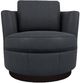 Best® Home Furnishings Customizable Tina Leather Swivel Chair with Espresso Base-1