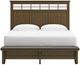 Benchcraft® Shawbeck Dark Brown California King Panel Bed-1