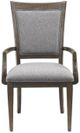 Homelegance® Sarasota Driftwood Brown/Gray Dining Arm Chair-2
