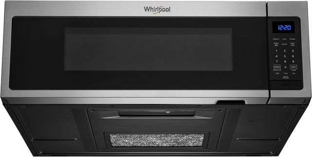 Whirlpool® 1.1 Cu. Ft. Stainless Steel Low Profile Over The Range Microwave-5