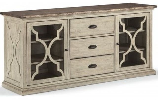 Flexsteel® Estate Antiqued Entertainment Base-0