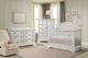 Westwood Design Olivia Brushed White Arch Top Convertible Crib-1