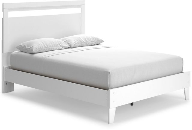 Signature Design by Ashley® Flannia White Queen Panel Headboard-4