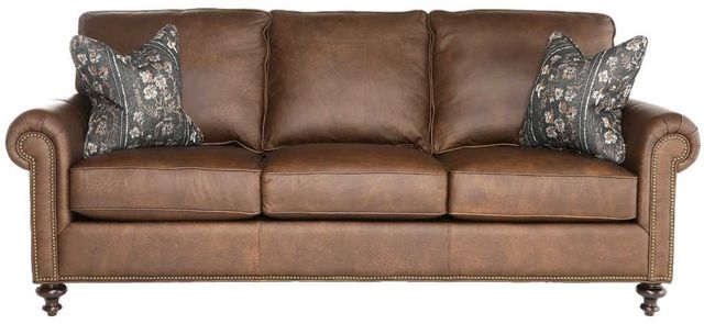 Marshfield Furniture 7000 Brown Leather Sofa-1