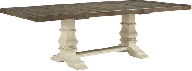 Signature Design by Ashley® Bolanburg 8-Piece Antique White/Brown Dining Set-1