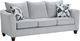 Affordable Furniture 4100 Herringbone Silver Sofa-0