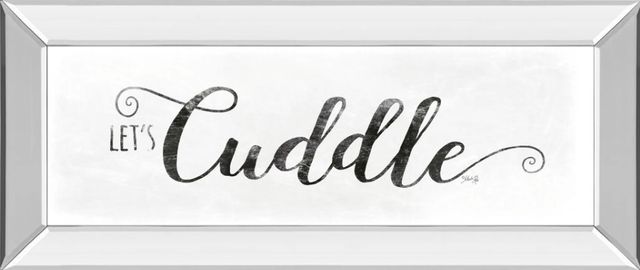 Classy Art Let’s Cuddle by Marla Rae Mirror Framed Wall Art-0