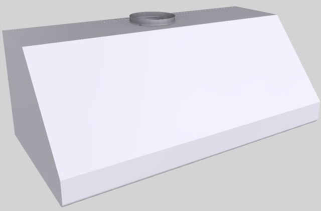 Vent-A-Hood® 48" White Wall Mounted Range Hood-1