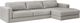 Signature Design by Ashley® Amiata 2-Piece Glacier Right-Arm Facing Chaise Sectional-0