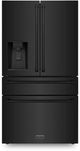 ZLINE 36" 21.6 Cu. Ft. Fingerprint Resistant Black Stainless Steel Counter Depth French Door Refrigerator with Water Dispenser, Ice Dispenser, and Extra Water Filter-0